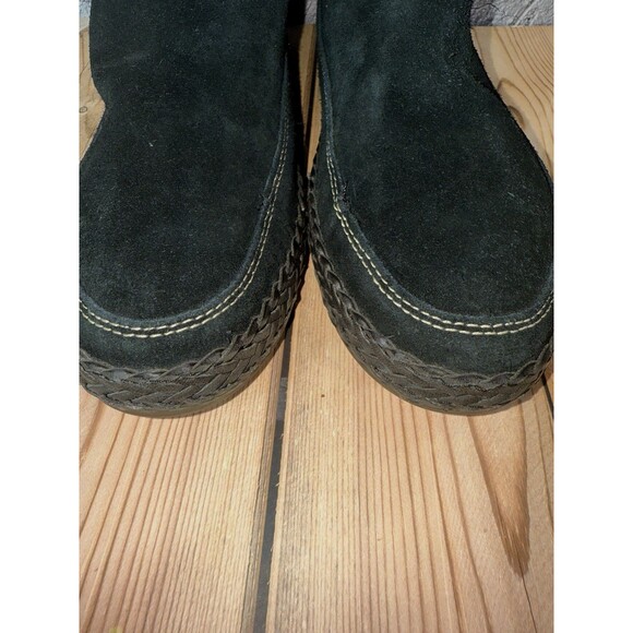 UGG Australia Women's Varney Black Suede Moccasin Ankle Booties 1104653 Size 7 - Picture 5 of 10